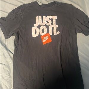 Nike Men's Grey Just Do It Shirt